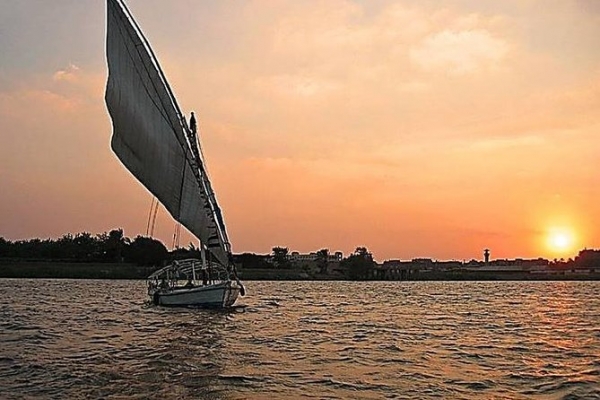Cairo Felucca sailing boat